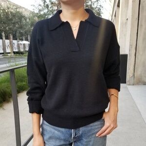 Le Bon Shoppe M Black cashmere Sweater